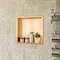 Alfi Brand 16" x 16" Brushed Gold PVD Steel Square Single Shelf Shower Niche ABNP1616-BG - alternate 1
